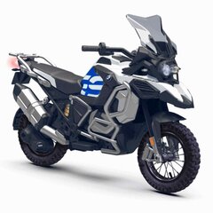 Elektriskais bērnu motocikls BMW R1250 GS Adventure 24V, zils cena un informācija | Bērnu elektroauto | 220.lv
