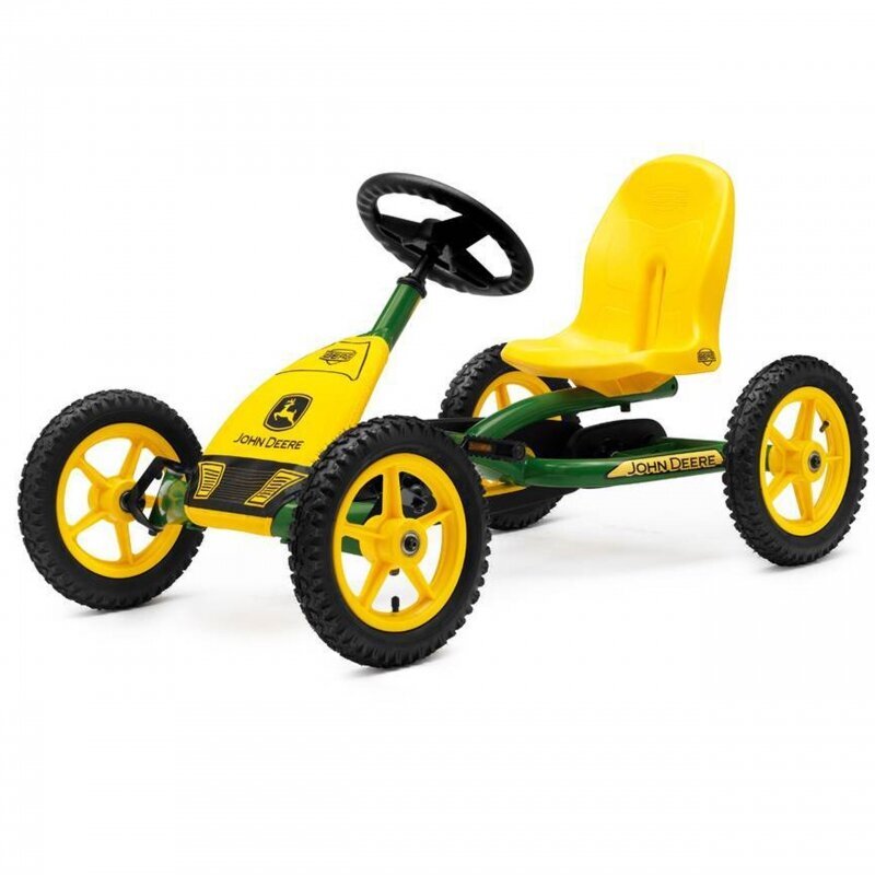 Pedāļu kartings bērniem Berg Buddy John Deere, dzeltens цена и информация | Rotaļlietas zēniem | 220.lv