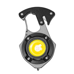 Мини-фонарик светодиодный брелок W5143 Type C с 2 битами отвертки, зеленый цена и информация | Фонарики | 220.lv