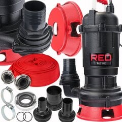 Septiskais sūknis ar dzirnaviņām Red Technic RTPDSR0071, 1050W cena un informācija | Sūkņi tīram ūdenim | 220.lv