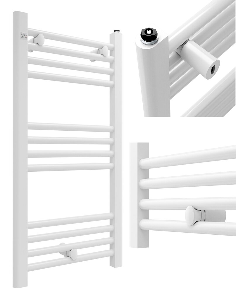 Vannas istabas radiators trepju radiators Puerto balts, 40/80 cm cena un informācija | Dvieļu žāvētāji | 220.lv