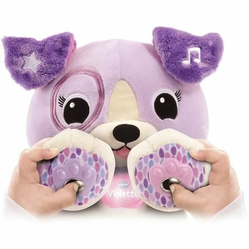 Muzikāla plīša rotaļlieta Vtech Violet My Magic Paws Friend cena un informācija | Mīkstās (plīša) rotaļlietas | 220.lv