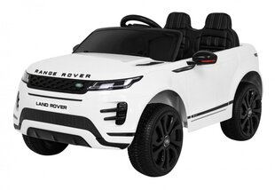 Range Rover Evoque, одноместный электромобиль, белый цена и информация | Электромобили для детей | 220.lv