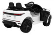 Vienvietīgs elektroauto Range Rover Evoque, balts cena un informācija | Bērnu elektroauto | 220.lv
