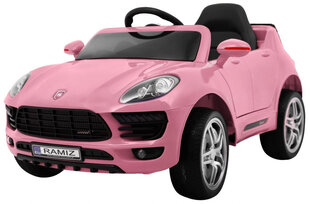 Vienvietīgs bērnu elektroauto Turbo - S, rozā cena un informācija | Bērnu elektroauto | 220.lv