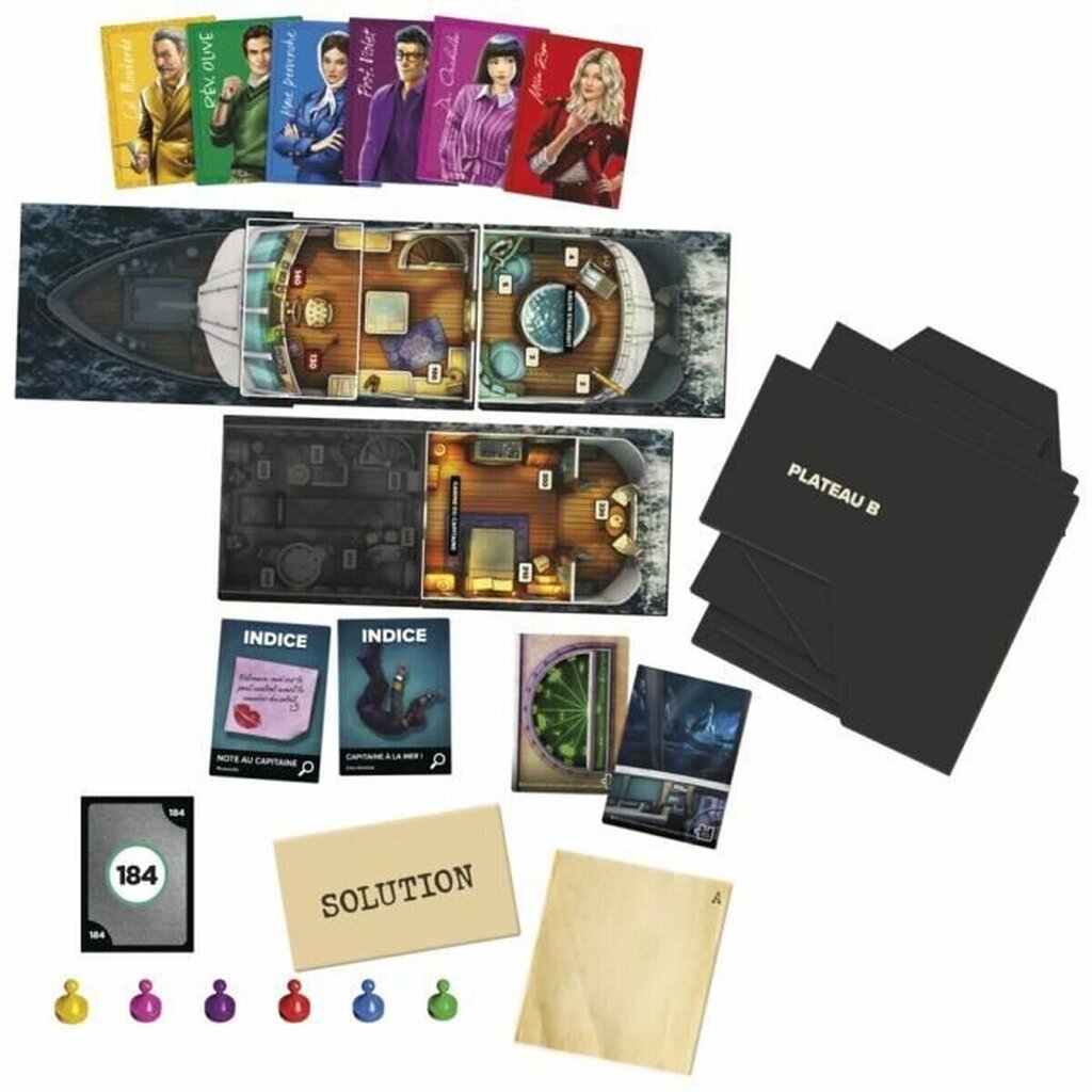 Galda spēle Hasbro Cluedo Péril en Haute Mer, FR cena un informācija | Galda spēles | 220.lv