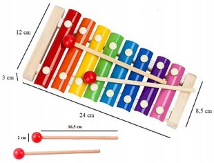 Деревянный ксилофон для детей цена и информация | Игрушки для малышей | 220.lv