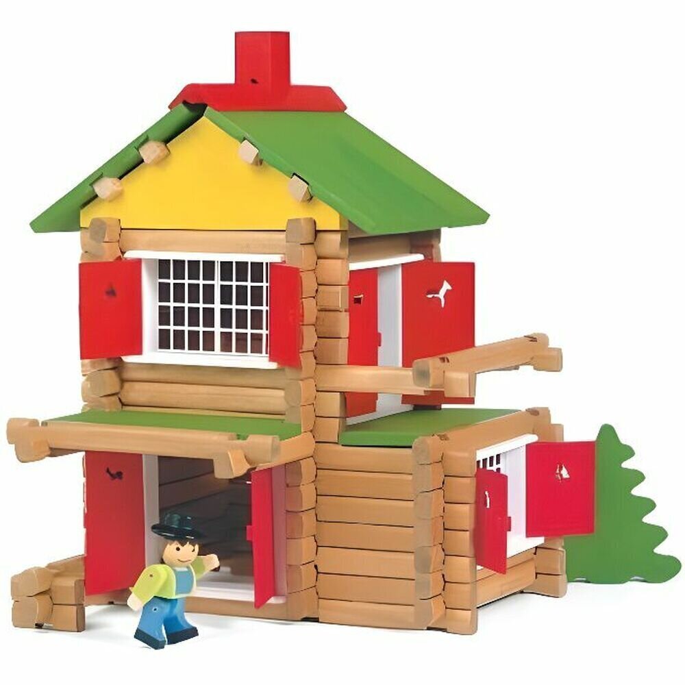 Konstruktors Playset My Wooden Chalet, 135 d. cena un informācija | Konstruktori | 220.lv