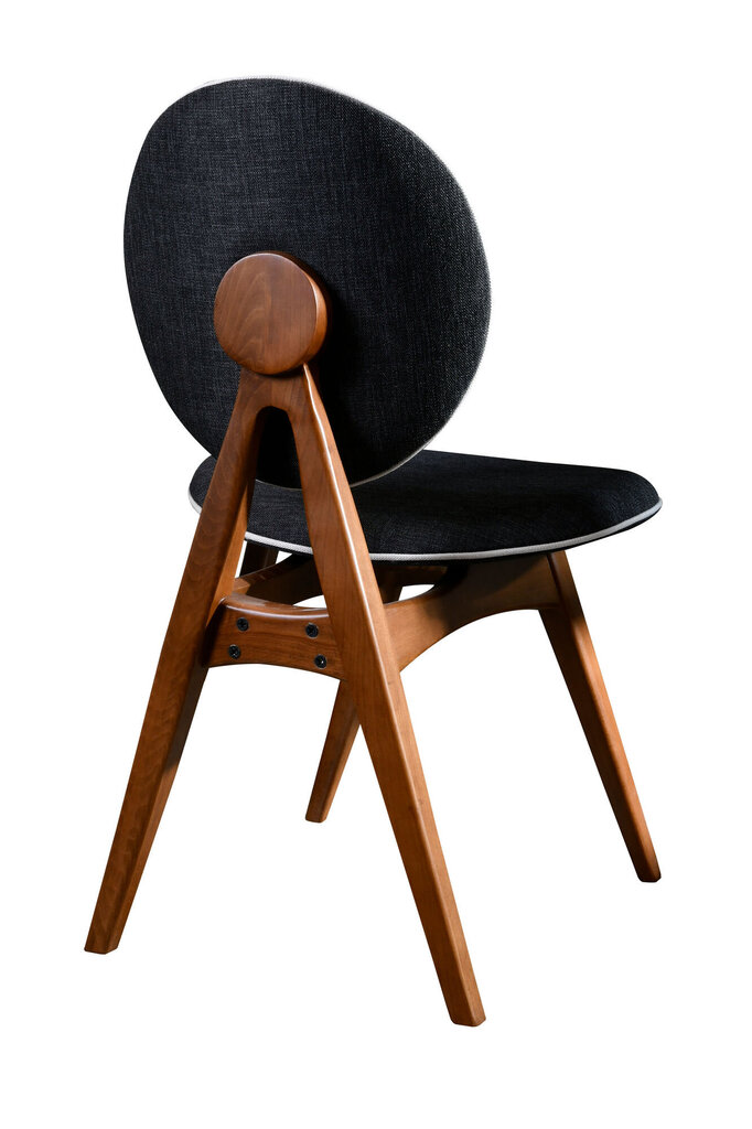 2 krēslu komplekts Kalune Design Touch, pelēks/brūns cena un informācija | Virtuves un ēdamistabas krēsli | 220.lv