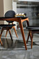 2 krēslu komplekts Kalune Design Touch, pelēks/brūns цена и информация | Virtuves un ēdamistabas krēsli | 220.lv