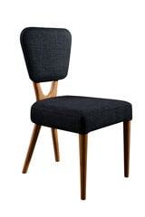 2 krēslu komplekts Kalune Design Palace, pelēks/brūns cena un informācija | Virtuves un ēdamistabas krēsli | 220.lv
