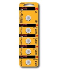 Kodak CR2430 3V baterijas, 5 gab. cena un informācija | Baterijas | 220.lv
