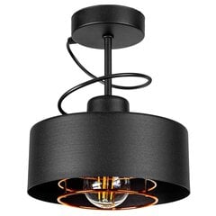 Led-lux piekaramā lampa, melna cena un informācija | Lustras | 220.lv