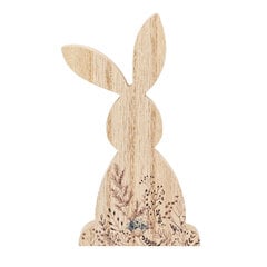 деревянная фигурка зайца 8x2x15 см цена и информация | Детали интерьера | 220.lv