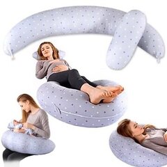 Многофункциональная подушка 2в1 NiceKids, 140 см цена и информация | Подушки для беременных и кормящих | 220.lv