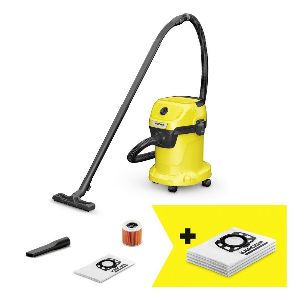 Karcher WD 3 V-17/4/20 цена и информация | Putekļu sūcēji | 220.lv