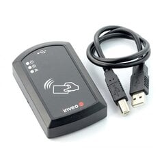 Inveo RFID-USB-DESK lasītājs 125 kHz цена и информация | Охлаждающие подставки и другие принадлежности | 220.lv