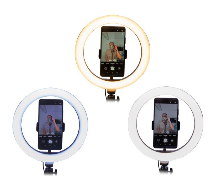 Trijkājis LoomiPod XL ar LED lampu viedtālruņiem melns cena un informācija | Selfie Sticks | 220.lv
