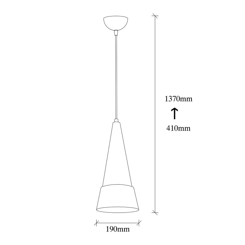 Piekaramā lampa Dodo-2532 cena un informācija | Lustras | 220.lv