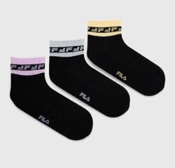 Носки до щиколотки Fila, чёрные, 3 пары цена и информация | Женские носки | 220.lv
