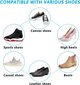 Spilventiņi papēžu aizsardzībai, 6 gab., melni/balti cena un informācija | Līdzekļi apģērbu un apavu kopšanai | 220.lv