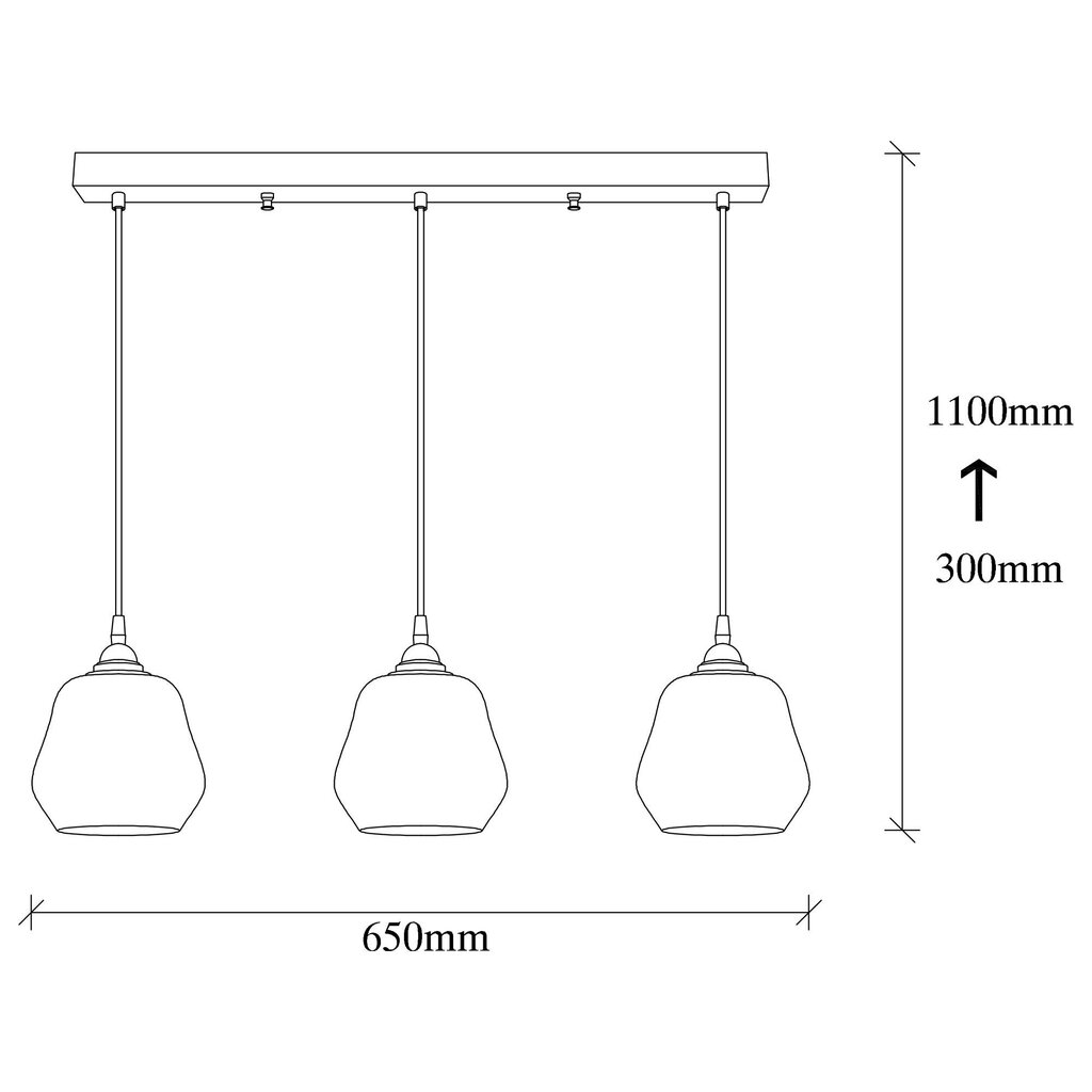 Piekaramā lampa Gold-032 cena un informācija | Lustras | 220.lv