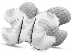 Anti-shock подушка для младенцев в форме бабочки Babymam, серый, 24x35 cm цена и информация | Детские подушки, конверты, спальники | 220.lv