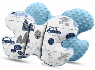 Anti-shock подушка для младенцев в форме бабочки Babymam, синий, 24x35 cm цена и информация | Детские подушки, конверты, спальники | 220.lv