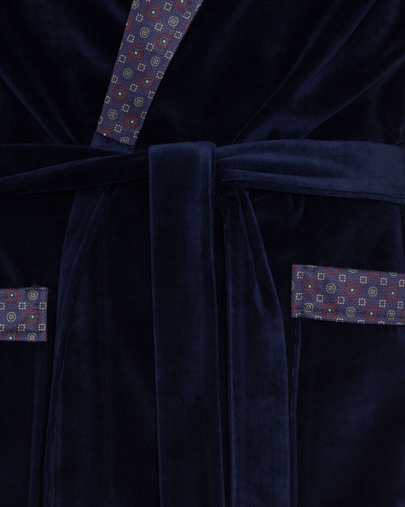 Vīriešu halāts Revise RE-101, tumši zils cena un informācija | Vīriešu halāti, pidžamas | 220.lv