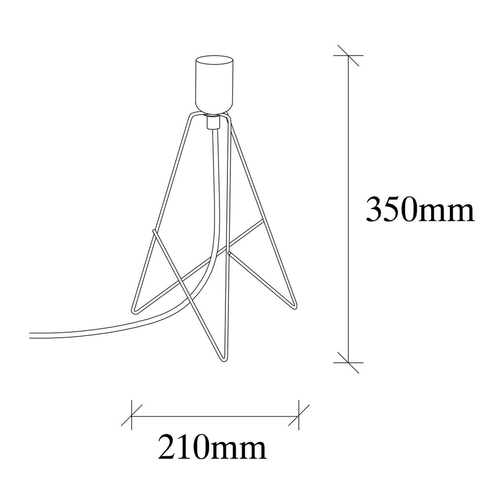 Galda lampa Piramit-NT-142 цена и информация | Galda lampas | 220.lv