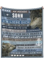 Одеяло 130х150см покрывало подарок для сына волк цена и информация | Покрывала, пледы | 220.lv