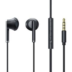 Wired Earphones Joyroom JR-EW07, Half in Ear (Black) цена и информация | Наушники с микрофоном Asus H1 Wireless Чёрный | 220.lv