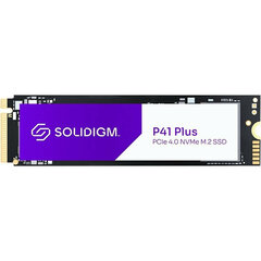 Твердотельный накопитель Solidigm P41 Plus 2 ТБ M.2 2280 NVMe PCIe 4.0 SSDPFKNU020TZX1 цена и информация | Внутренние жёсткие диски (HDD, SSD, Hybrid) | 220.lv