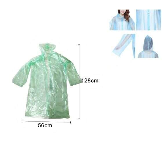 Lietusmētelis, 1 gab cena un informācija | Ūdensizturīgas somas, maisi, lietusmēteļi | 220.lv