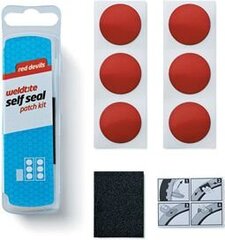 Velosipēdu riepu remonta komplekts Weldtite Puncture Red Devils Self Seal Patch Kit cena un informācija | Velo riepas, kameras | 220.lv