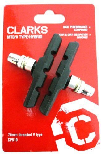 Velosipēda bremžu kluči Clarks CP510 MTB, 2 gab cena un informācija | Citas velosipēdu rezerves daļas | 220.lv