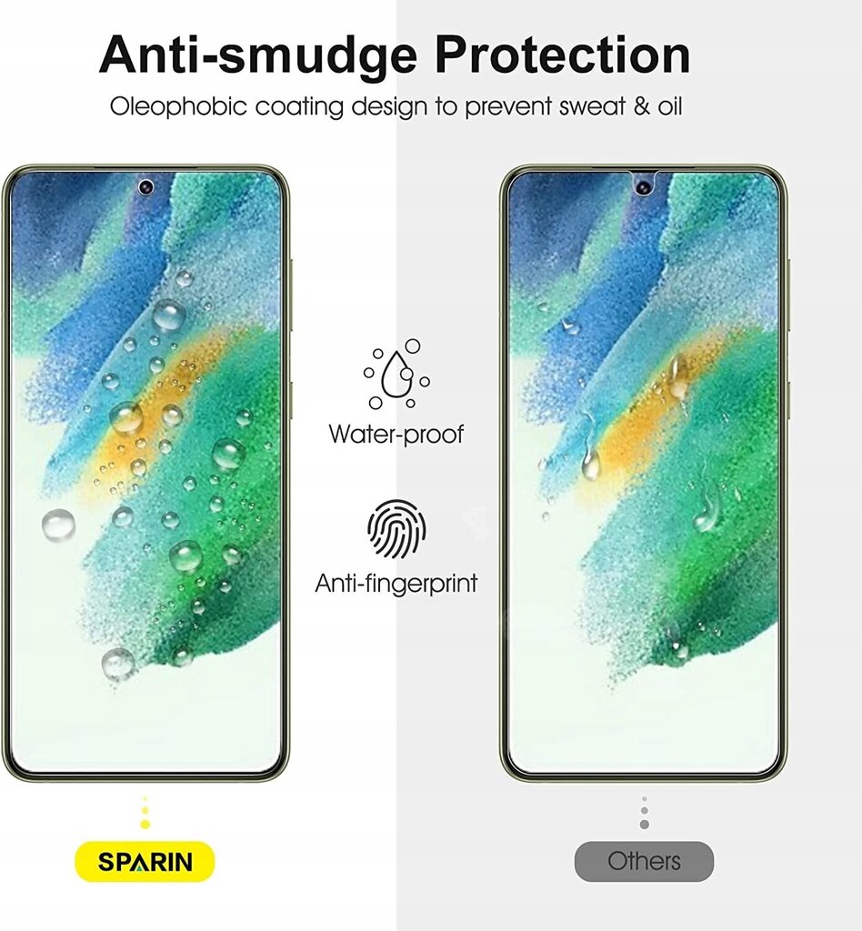 Sparin Samsung Galaxy S21 FE cena un informācija | Ekrāna aizsargstikli | 220.lv