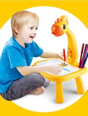 Daudzfunkcionāls zīmēšanas projektors - dzeltenā žirafe cena un informācija | Attīstošās rotaļlietas | 220.lv
