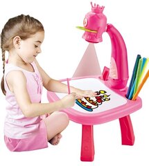 Daudzfunkcionāls zīmēšanas projektors Pink Dragon цена и информация | Развивающие игрушки | 220.lv