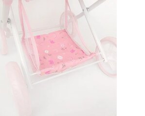 Leļļu rati Happy Cat Smiki, rozā цена и информация | Игрушки для девочек | 220.lv