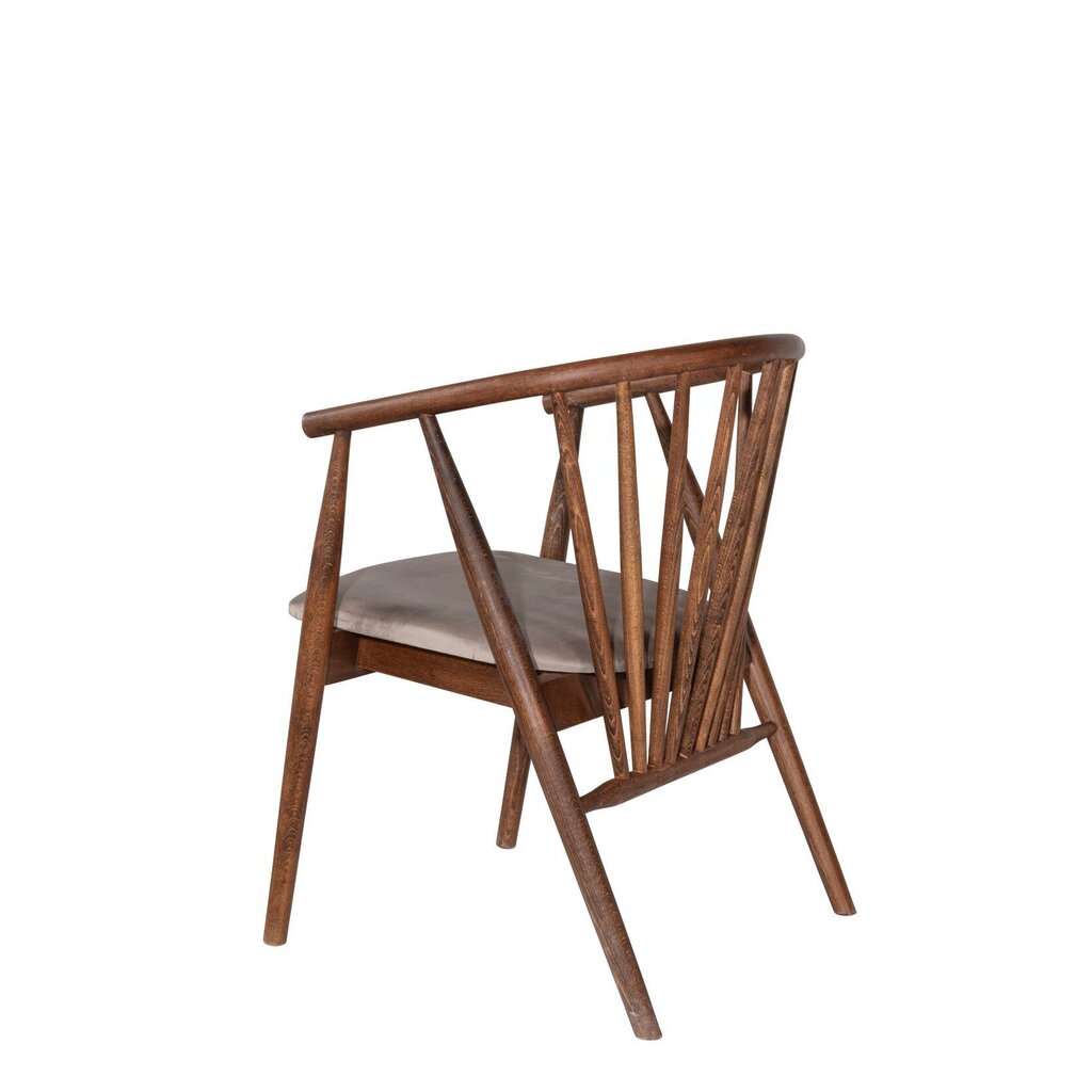 Krēsls Kalune Design Albero 48, bēšs/brūns цена и информация | Virtuves un ēdamistabas krēsli | 220.lv