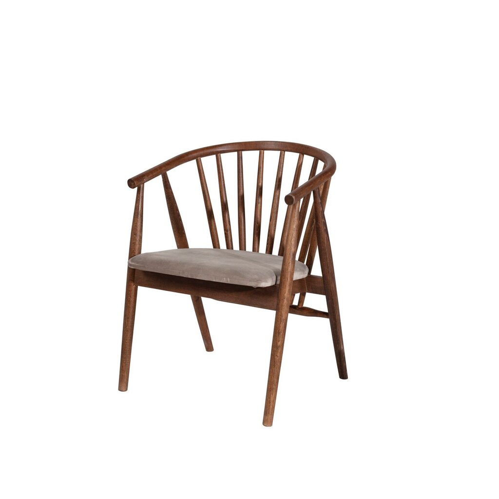 Krēsls Kalune Design Albero 48, bēšs/brūns цена и информация | Virtuves un ēdamistabas krēsli | 220.lv