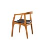 Krēsls Kalune Design Albero44, brūns/melns cena un informācija | Virtuves un ēdamistabas krēsli | 220.lv