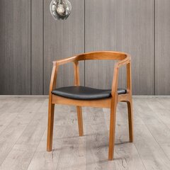 Krēsls Kalune Design Albero44, brūns/melns цена и информация | Стулья для кухни и столовой | 220.lv