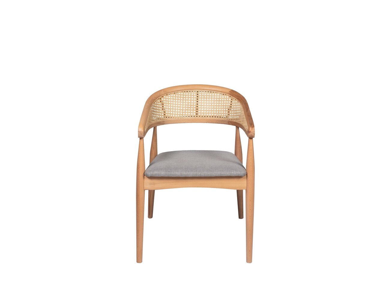 Krēsls Kalune Design Belen, brūns/pelēks cena un informācija | Virtuves un ēdamistabas krēsli | 220.lv