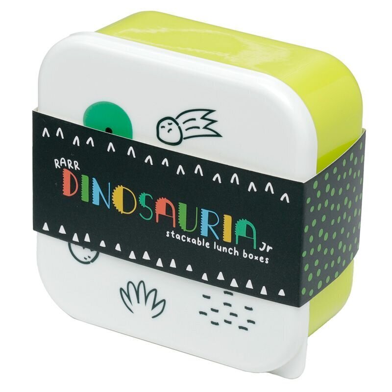 Bērnu pusdienu kastīšu komplekts Dinosauria Jr, 3 gab. cena un informācija | Trauki pārtikas uzglabāšanai | 220.lv
