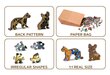 Koka puzle ar figūrām Wooden City Meža dzīvnieki 200 d. цена и информация | Puzles, 3D puzles | 220.lv