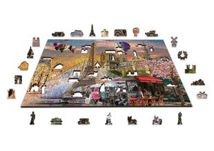 Koka puzle ar figūrām Wooden City Pavasaris Parīze, 600 d. цена и информация | Пазлы | 220.lv