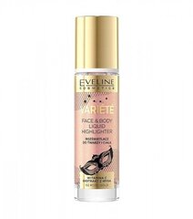 Šķidrais izgaismotājs Eveline Cosmetics Variete Face & Body Liquid, 02 rose gold, 30 ml цена и информация | Пудры, базы под макияж | 220.lv