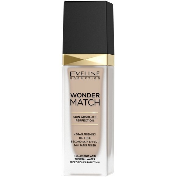 Tonālais krēms Eveline Cosmetics Wonder Match, 12 light natural, 30 ml цена и информация | Grima bāzes, tonālie krēmi, pūderi | 220.lv